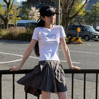 MISEKI SEOUL Midnight stars fitted short sleeve WHITE