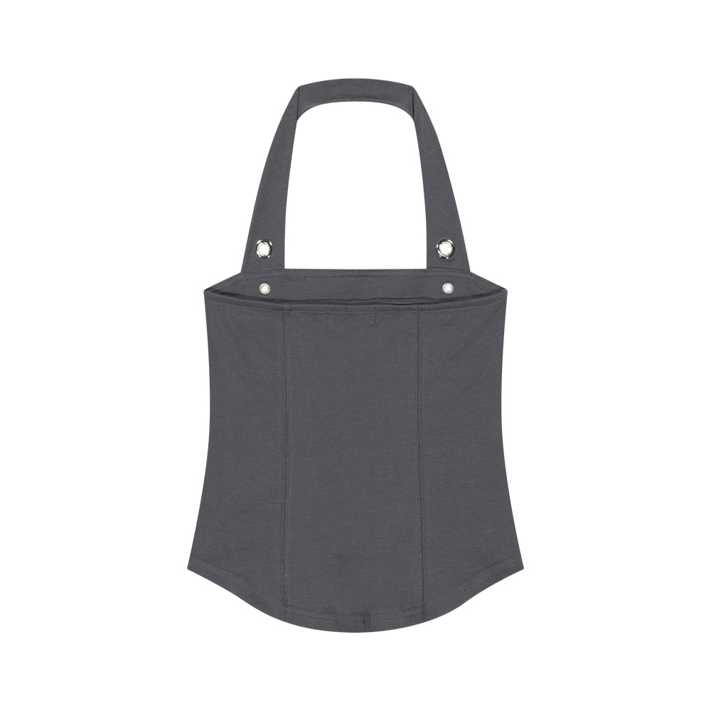 AS YOU ARE drawing halter sleeveless charcoal