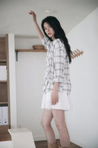 YOONSEUL The blues check shirt