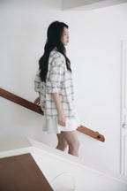 YOONSEUL The blues check shirt