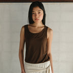 TENUVE Layered Sleeveless T-shirt E509_2color