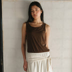 TENUVE Layered Sleeveless T-shirt E509_2color