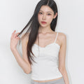 ILLIGO Rose Lace Sleeveless White