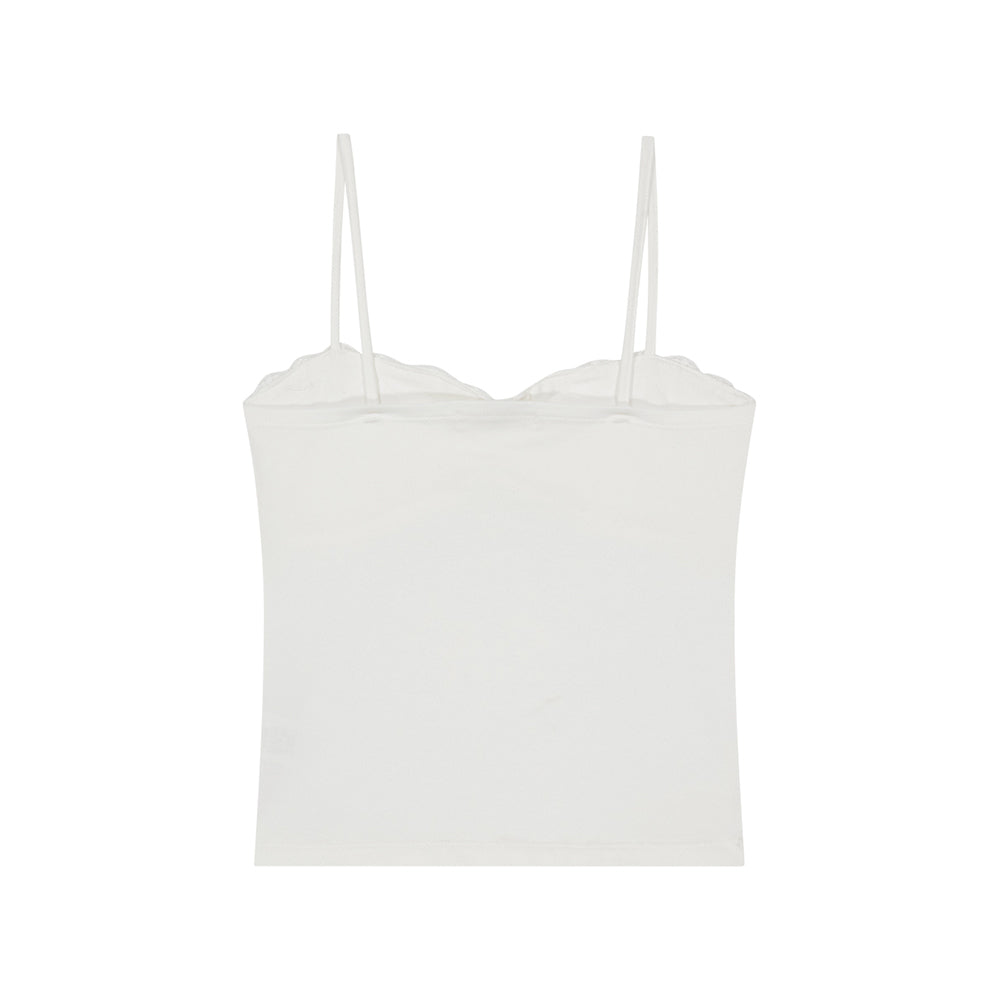 ILLIGO Rose Lace Sleeveless White
