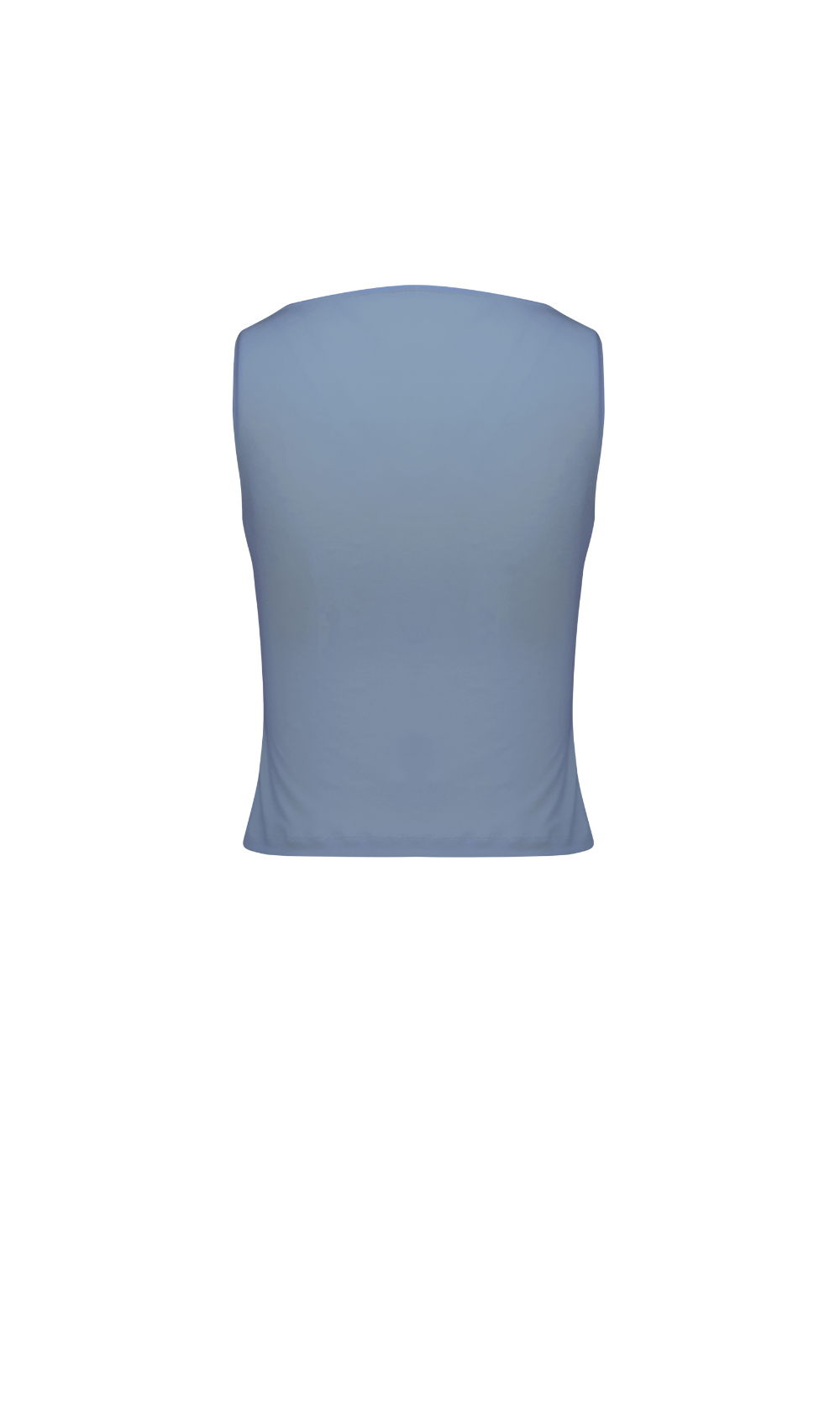 poko.fosca BOAT NECK SLEEVELESS (BLUE)