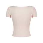 ILLIGO Rosie Lace Square Neck Tee Pink