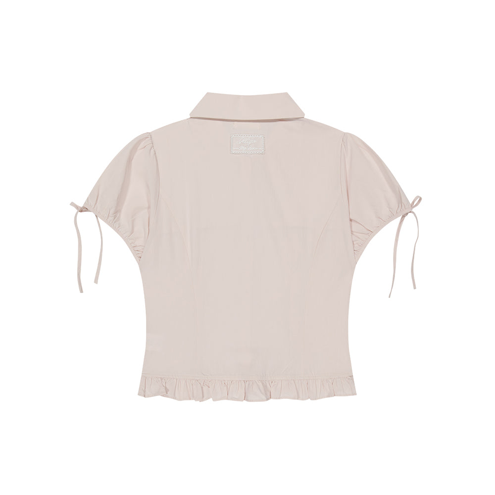 ILLIGO Sarah puff blouse pink