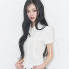 ILLIGO Sarah puff blouse white
