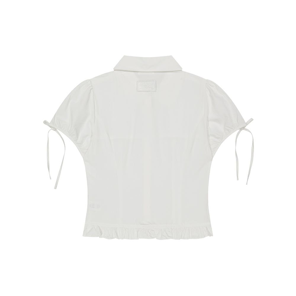 ILLIGO Sarah puff blouse white