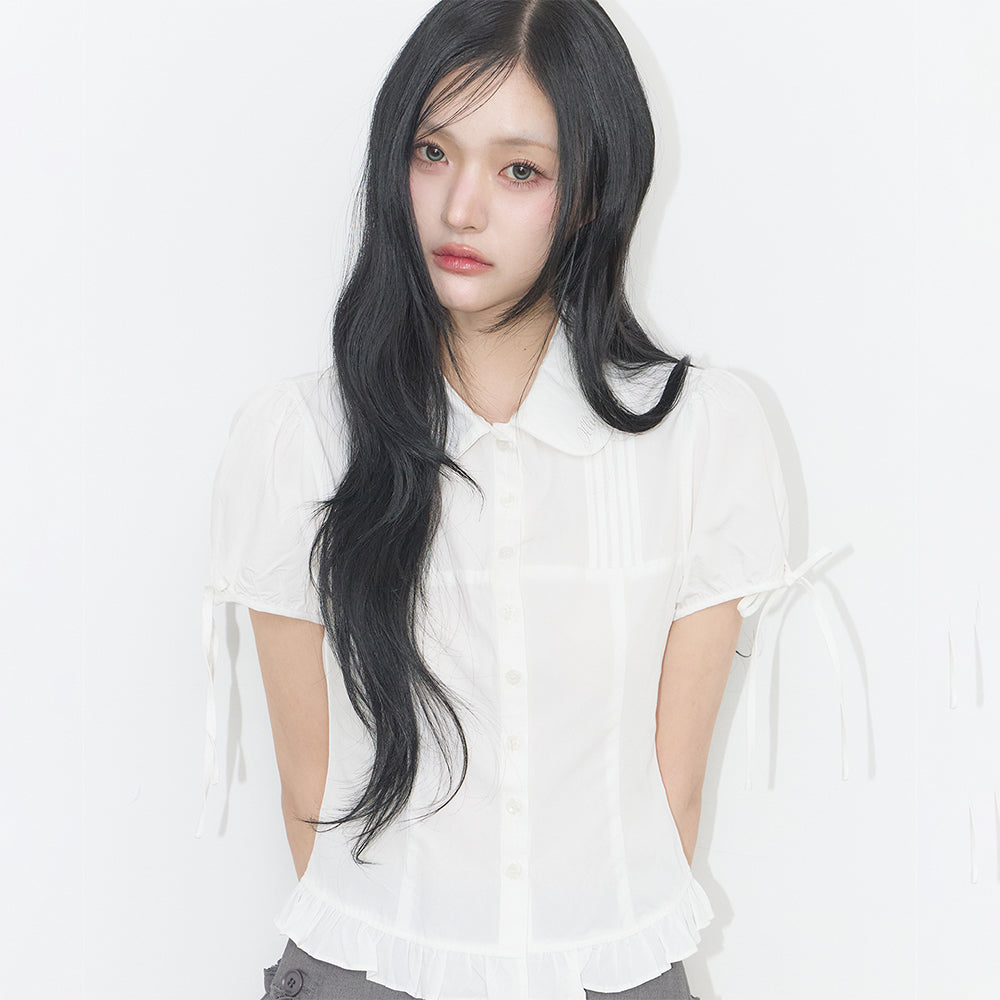 ILLIGO Sarah puff blouse white