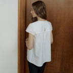 OCTETTE [Wear Aloha] [2nd] DAYS COTTON BLOUSE_WHITE