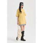 LUCKY CHOUETTE Chouetties by LUCKY CHOUETTE Mini Pocket Short Sleeve T-Shirt (yellow) LATAX26430YEX