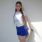 LUCKY CHOUETTE [CASPER X CHOUETTIES] Casper Graphic Basic Fit Short Sleeve T-Shirt (light grey) LATAX26930GYL