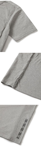 karactor Fiddlehead half T-shirts / Melange gray