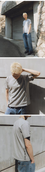 karactor Fiddlehead half T-shirts / Melange gray