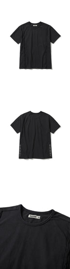 karactor Fiddlehead half T-shirts / Black charcoal