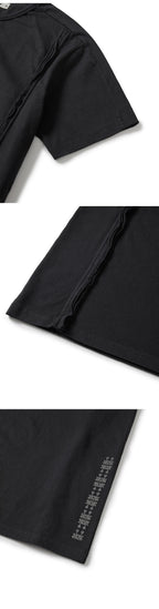 karactor Fiddlehead half T-shirts / Black charcoal