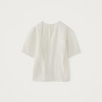 YE Rugby Back Tie Blouse - Oat