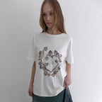 MILLO WOMEN Vintage pendant t-shirt [ivory]