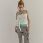 ASURA SIDE FLOW TUBE TOP (IVORY)