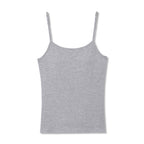 MICHIKO LONDON KOSHINO (Cap built in) Basic Modal Sleeveless Melange gray