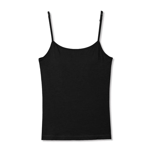 MICHIKO LONDON KOSHINO (Cap built in) Basic Modal Sleeveless Black
