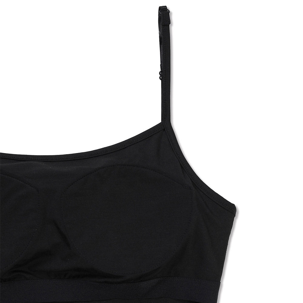 MICHIKO LONDON KOSHINO (Cap built in) Basic Modal Sleeveless Black