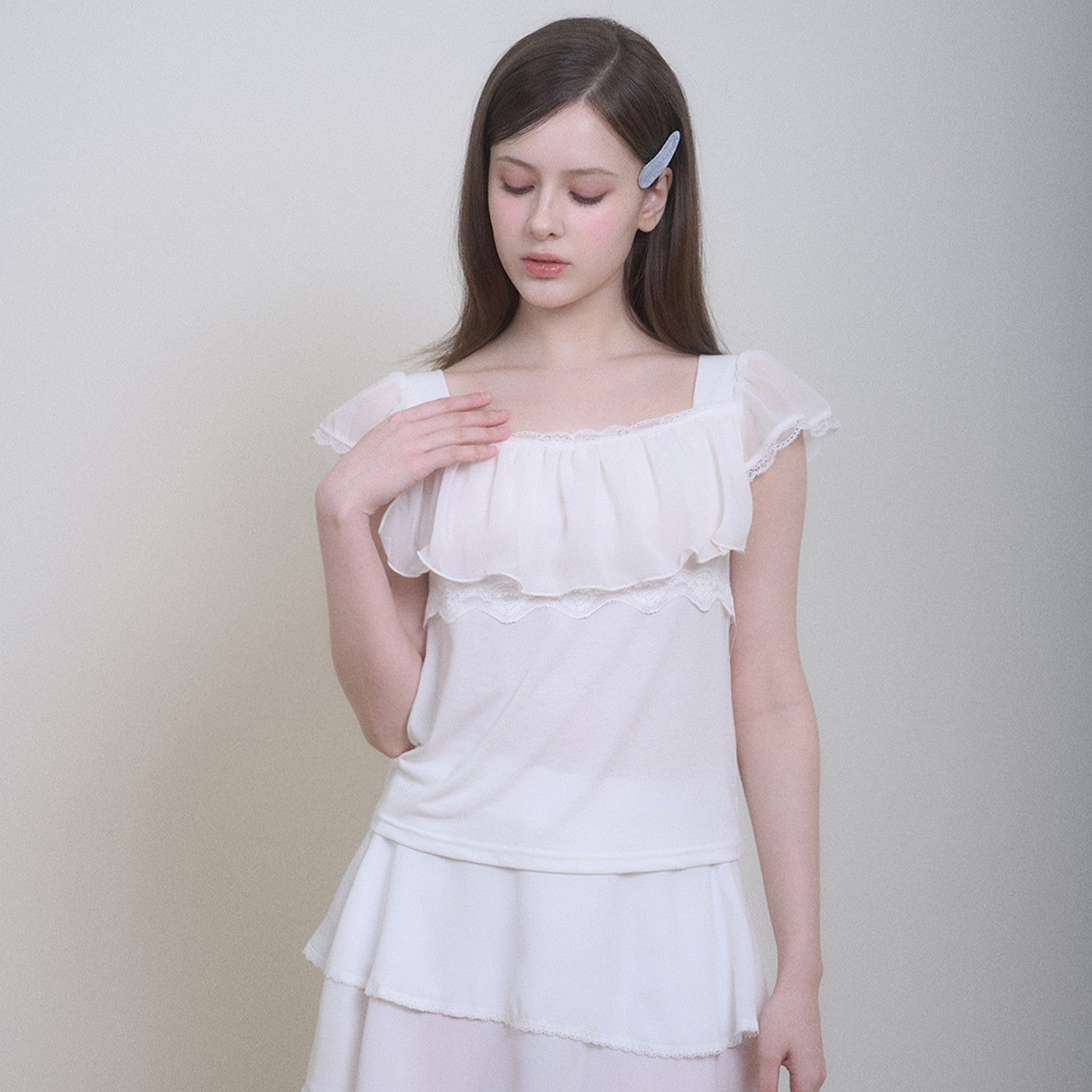 BELLIALEU PRINCESS BLOUSE WHITE