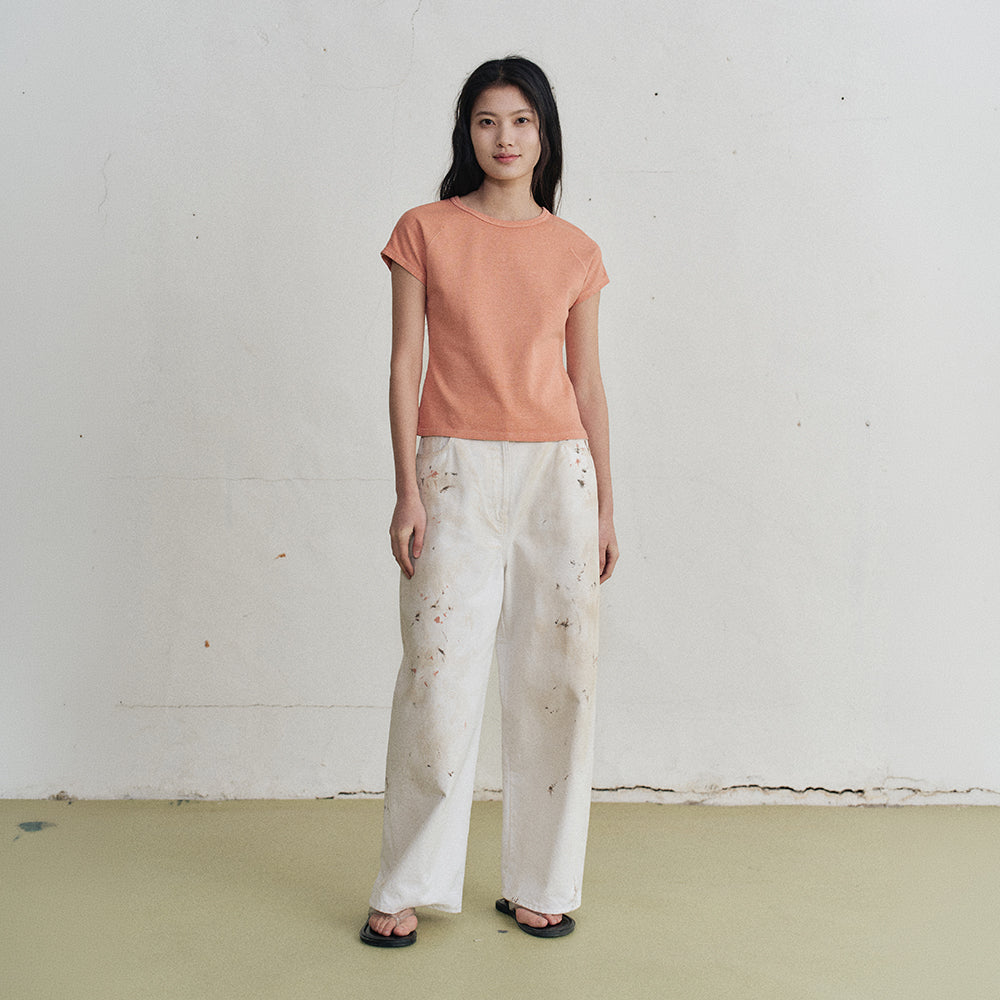 MONOCHROME rina cotton t-shirt (2color)