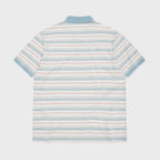 COVERNAT WOMAN [Choi Yunji wearing] Women’s collar striped t-shirt dusty blue