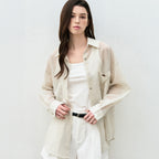 BASIKA Airy striped shirt_3color