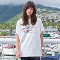 SOMEWHEREBUTTER [6th] 21 Wave Logo Over-Fit Top - Ivory
