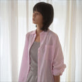 MANGOMANYPLEASE MOOR SUMMER SHIRT_PINK STRIPE