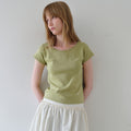 ahwe Logo slim fit t-shirt_Olive
