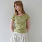 ahwe Logo slim fit t-shirt_Olive