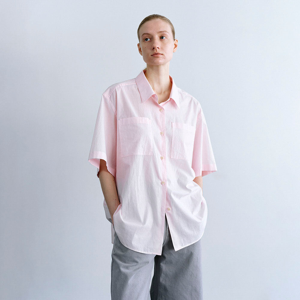 Moondal Como Half Shirt in Pale Pink
