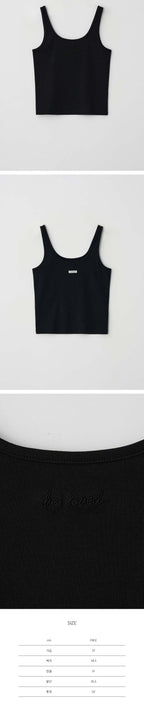 BRENDA BRENDEN SEOUL fresh sleeveless - black
