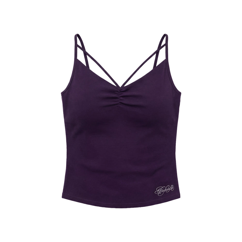 BLACKPURPLE Vella Strap Sleeveless_ Purple