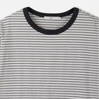 24/7 series USA COTTON 32S/2 MULTI STRIPE TEE WHITE (247)