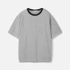 24/7 series USA COTTON 32S/2 MULTI STRIPE TEE WHITE (247)