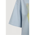 LUCKY CHOUETTE [CASPER X CHOUETTIES] Casper Graphic Loose Fit Short Sleeve T-Shirt (light blue) LATAX26900BUL