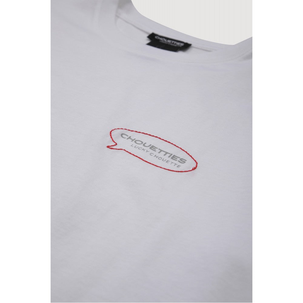 LUCKY CHOUETTE [CASPER X CHOUETTIES] Back Graphic Short Sleeve T-Shirt (white) LATAX26910WHX