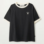 SATUR Lawton Ringer Short Sleeve T-Shirt Black
