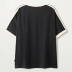 SATUR Lawton Ringer Short Sleeve T-Shirt Black