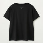 SATUR (W) Supima Basic Crew Neck Short Sleeve T-Shirt Black