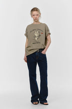 SUNBURNPROJECT BABY DEVIL T-SHIRT, KHAKI