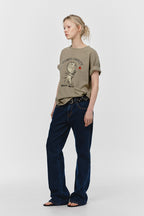 SUNBURNPROJECT BABY DEVIL T-SHIRT, KHAKI