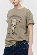 SUNBURNPROJECT BABY DEVIL T-SHIRT, KHAKI