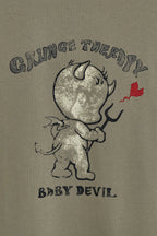 SUNBURNPROJECT BABY DEVIL T-SHIRT, KHAKI
