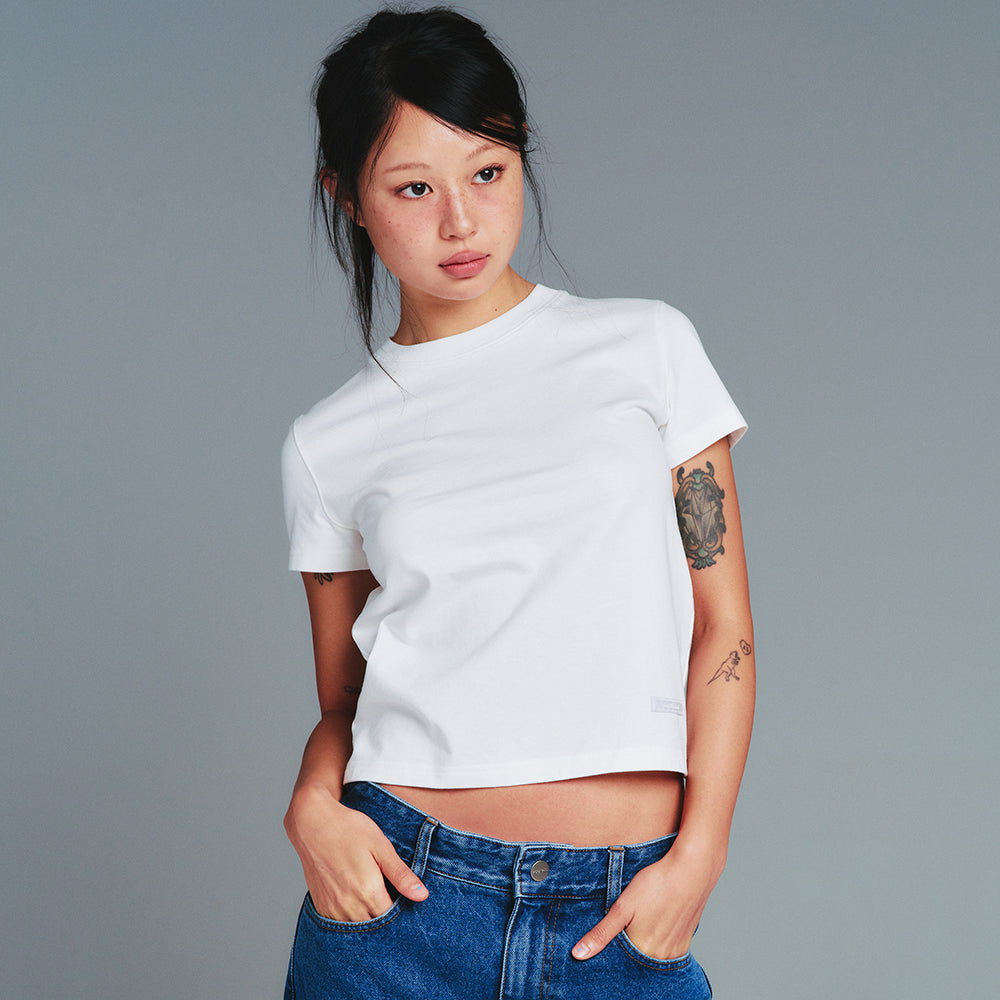 ames worldwide CLASSIC BASIC TEE WHITE